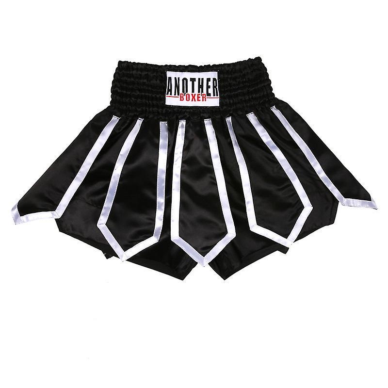 Aionyaaa Women Men Kickboxing Fight Tiger Muay Thai Shorts Kids Light Breathable Boxing Trunks Printing Grappling Sanda Mma Shorts Style7 XS