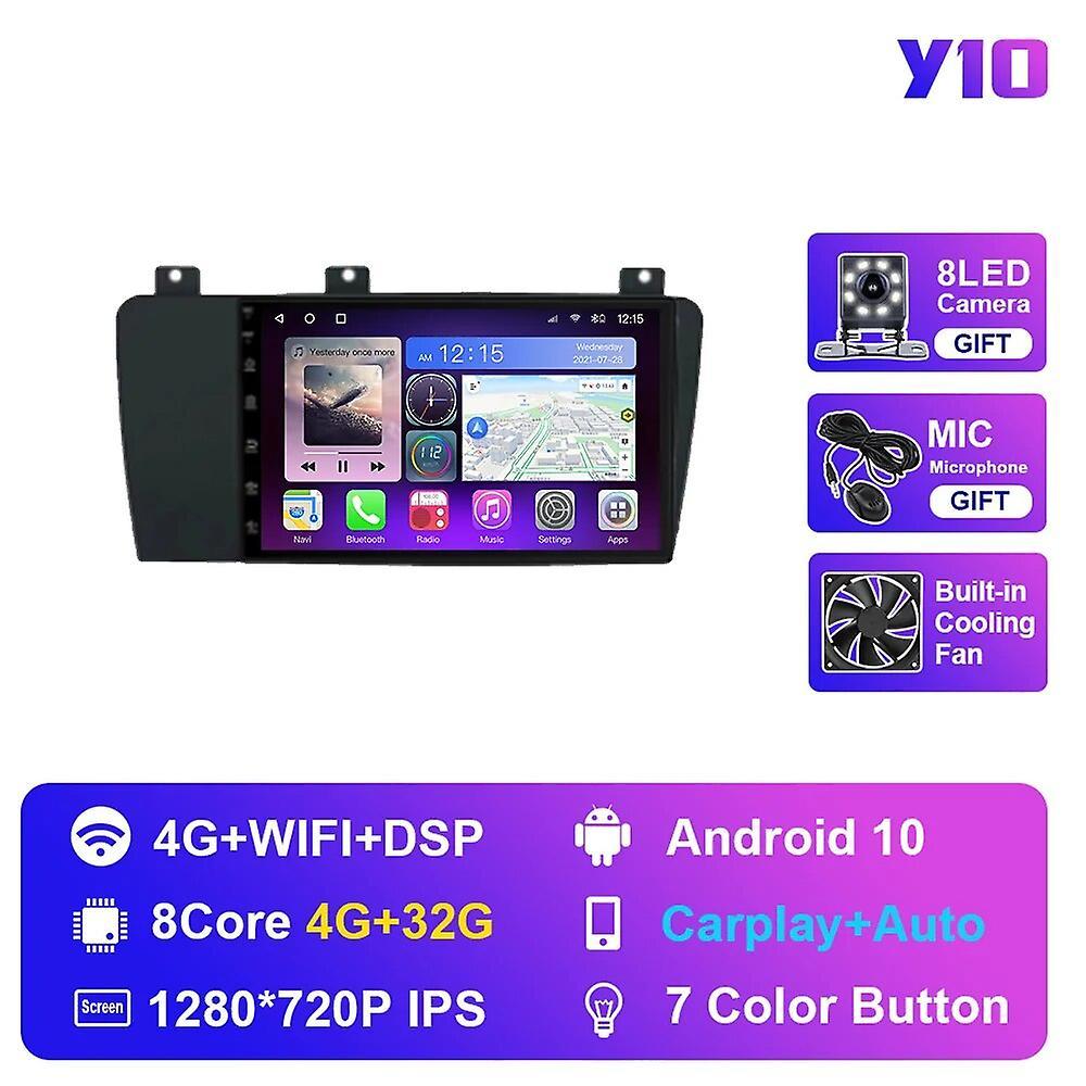 Aintier For Volvo Xc70 V70 S60 2004-2009 Android 10 Car Radio 7 Inch Autoradio Multimedia Video Player Navigation Gps Carplay Y10 4G 32G