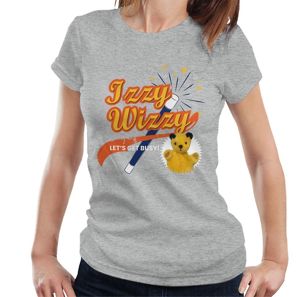 Sooty Magic Wand Izzy Wizzy Let's Get Busy Women's T-Shirt Heather Grey Large