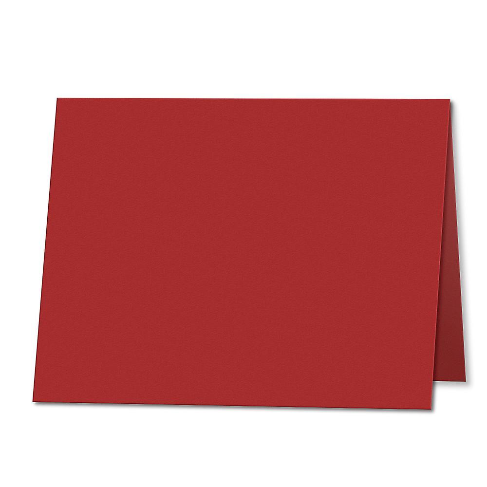 ColorSono Chilli Red. 178mm x 256mm. 5x7 (Long Edge). 235gsm Folded Card Blank. 100