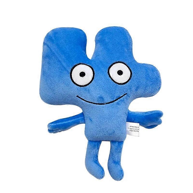 Redkid Bfdi Four Plush Toy Battle for Dream Island Stuffed Cute Cartoon Doll Game Character Sleeping Pillow Gift for Kid Child Birthday Four 25cm