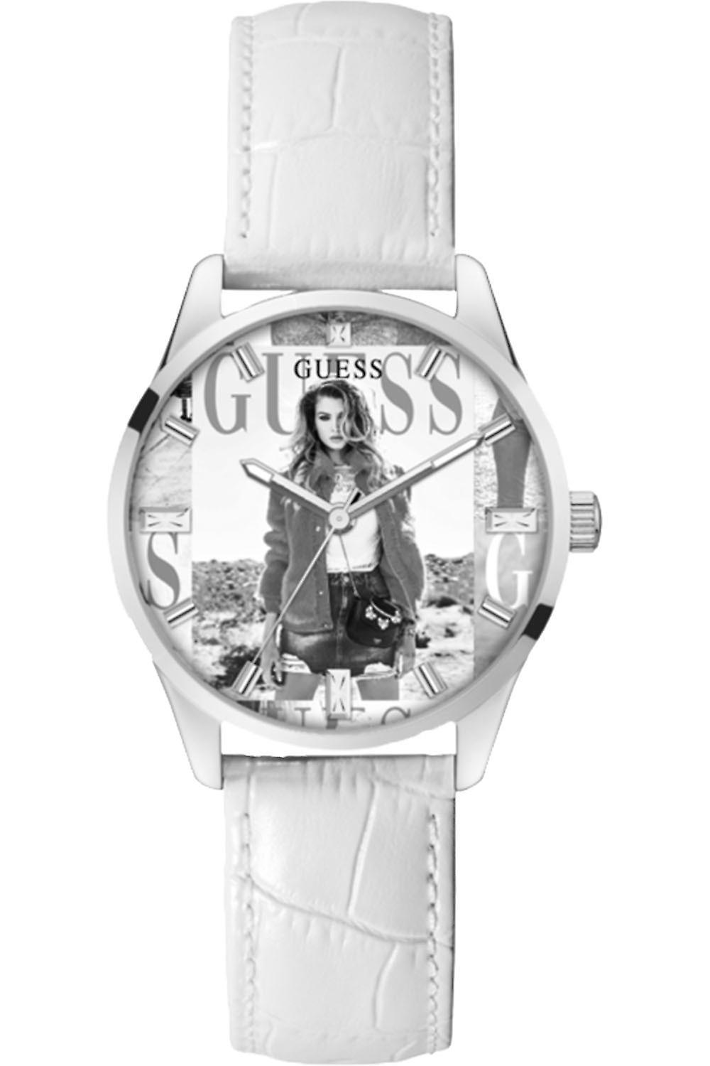 Guess watches ladies g icon women's watch Analog Quartz with cowhide bracelet GW0289L1