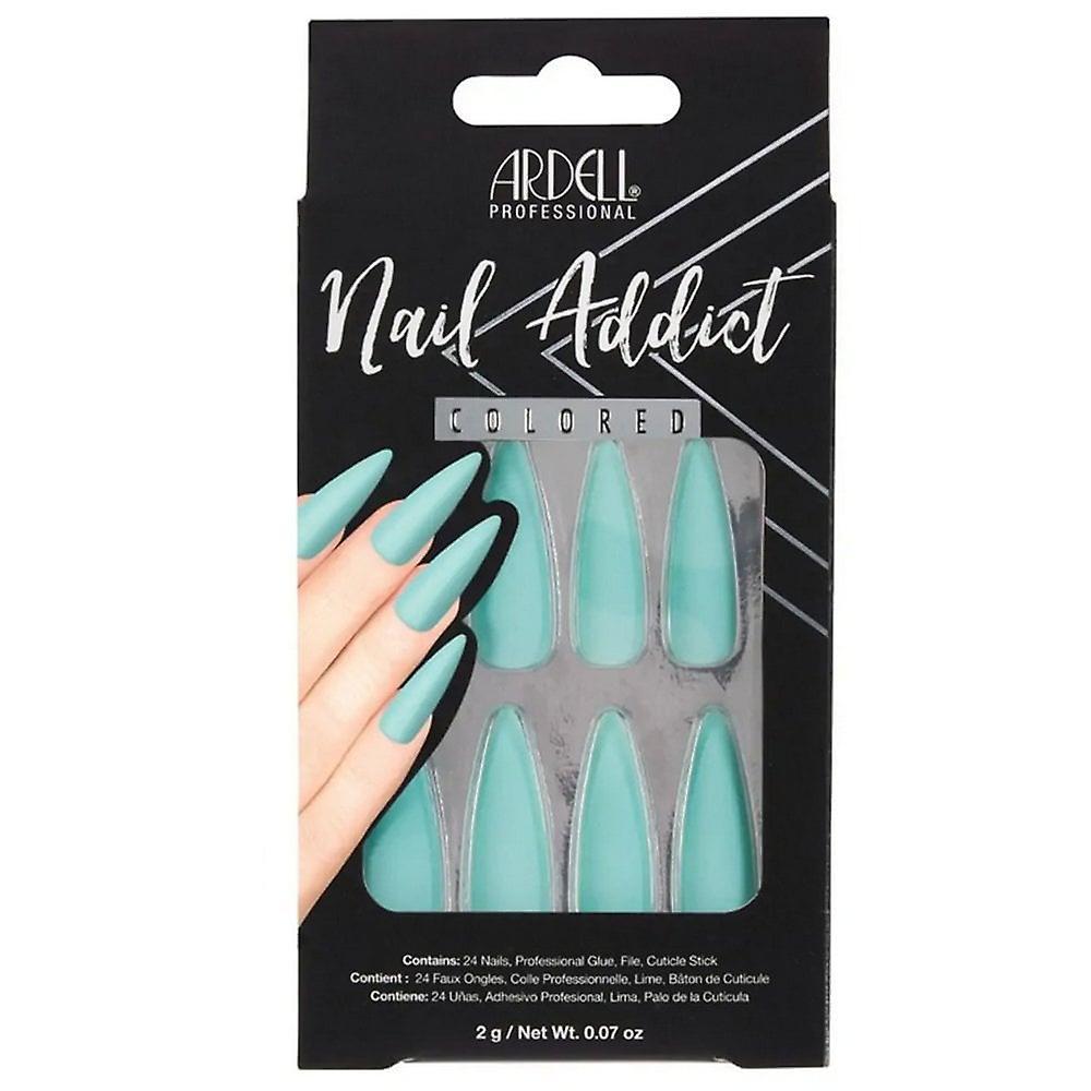 Ardell Nails Ardell Beauty Nail Addict Solid False Nails - Blue Lagoon (28 Nails) (63867)