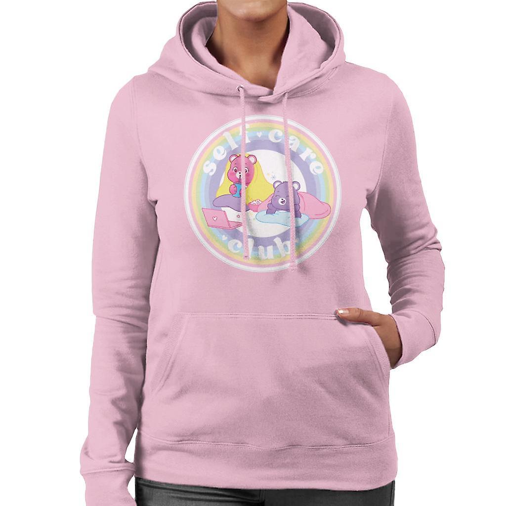 Care Bears Unlock The Magic Self Care Club Women's Hooded Sweatshirt Light Pink Large