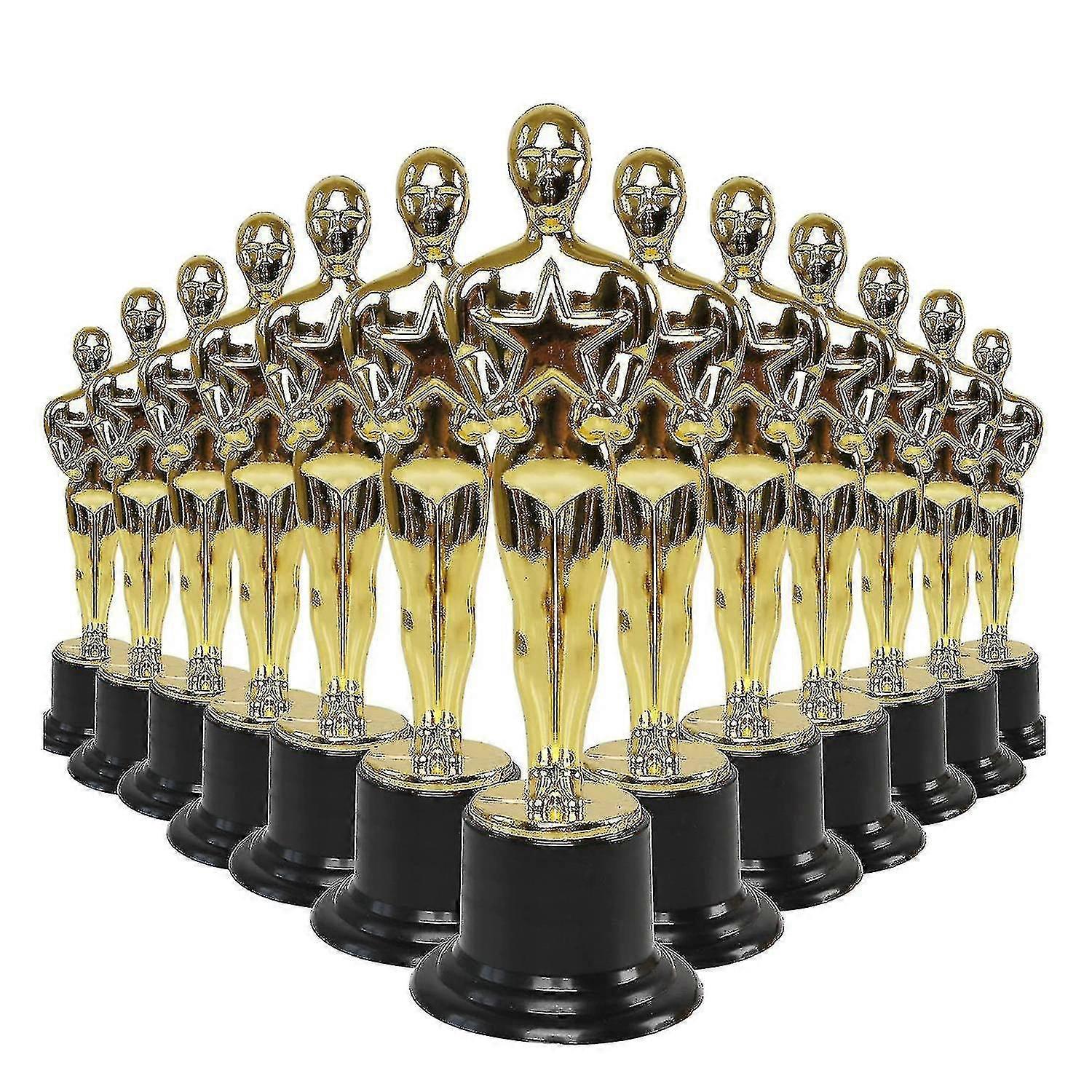 Asiv 24 Pack Plastic Award Trophies Statuette For Party Favors,school Award,game Prize,party Prize