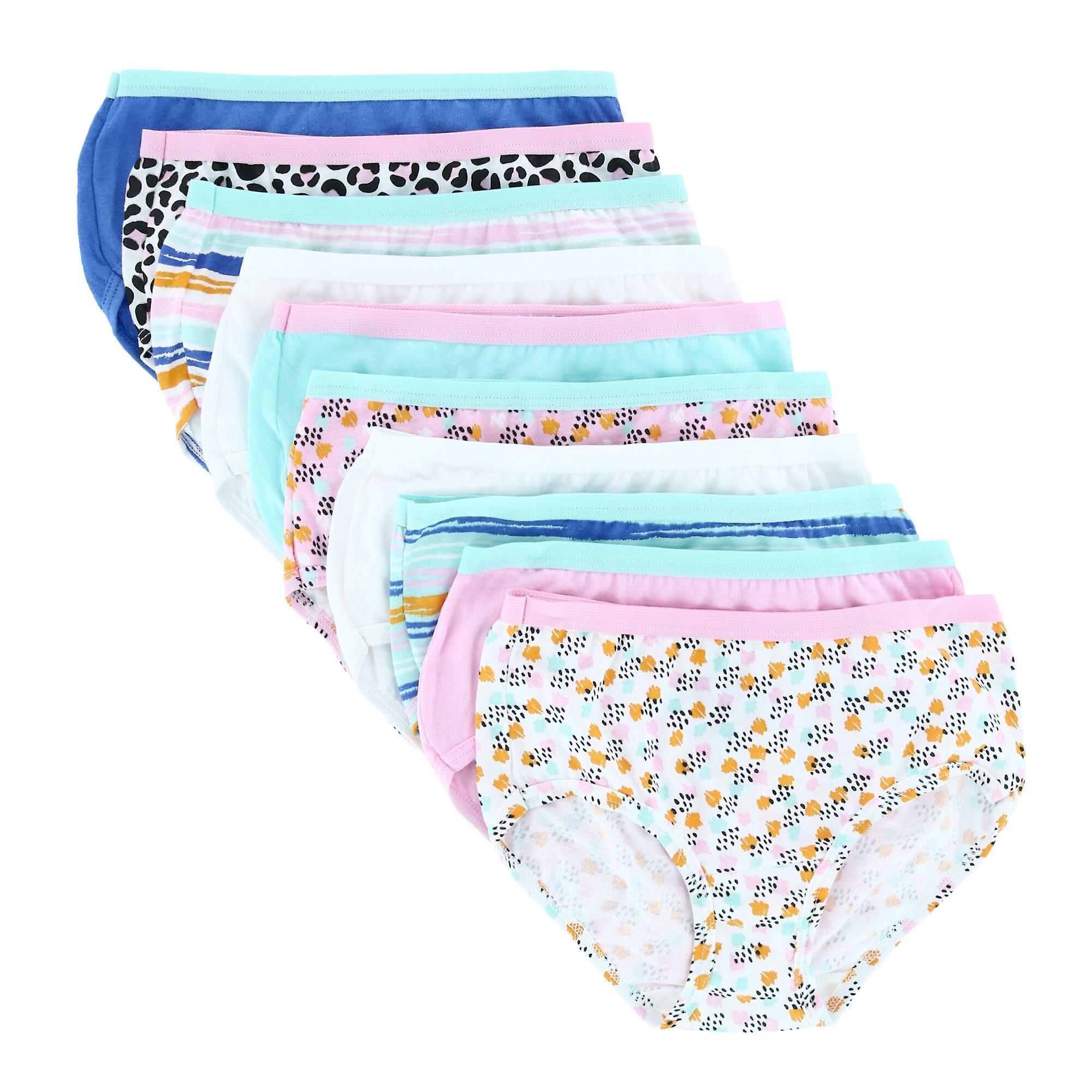 Fruit of the Loom Girl's Assorted Cotton Brief (10 Pack) 8