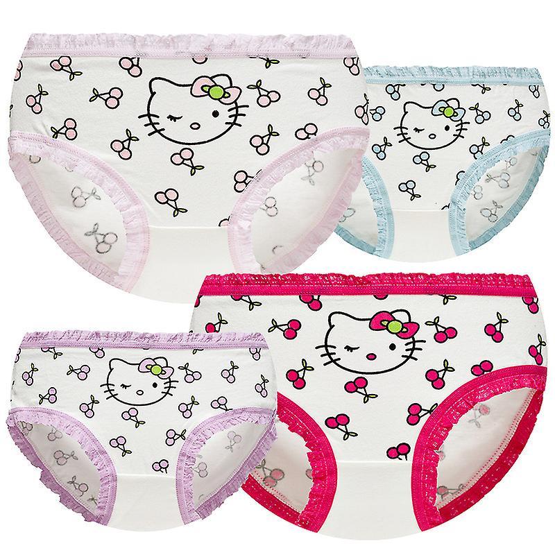 Aionyaaa Hello Kitty Sanrio Cartoon Plushie Children Underwear Baby Briefs Cute Student Shorts Anime Plush Plush Toys For Girls Gift number four Si...