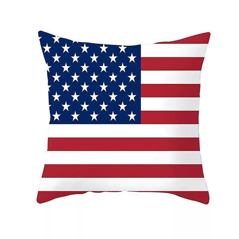 Camila American Flag Independence Day Pillow Cover Holiday Gift Home Decor Pillow Cushion Cover#1