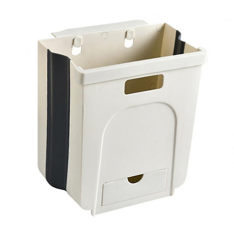 Slowmoose Wall Mounted Folding Waste Bin - Door Hanging Trash Bin 24.5x17x26.5cm-175 / waste bin