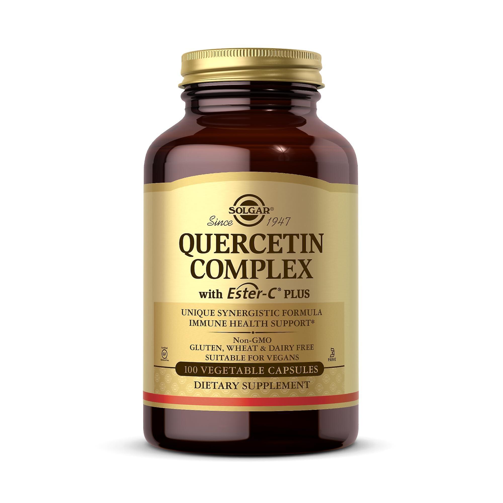 Solgar quercetin complex with ester-c plus 100 vegetable capsules