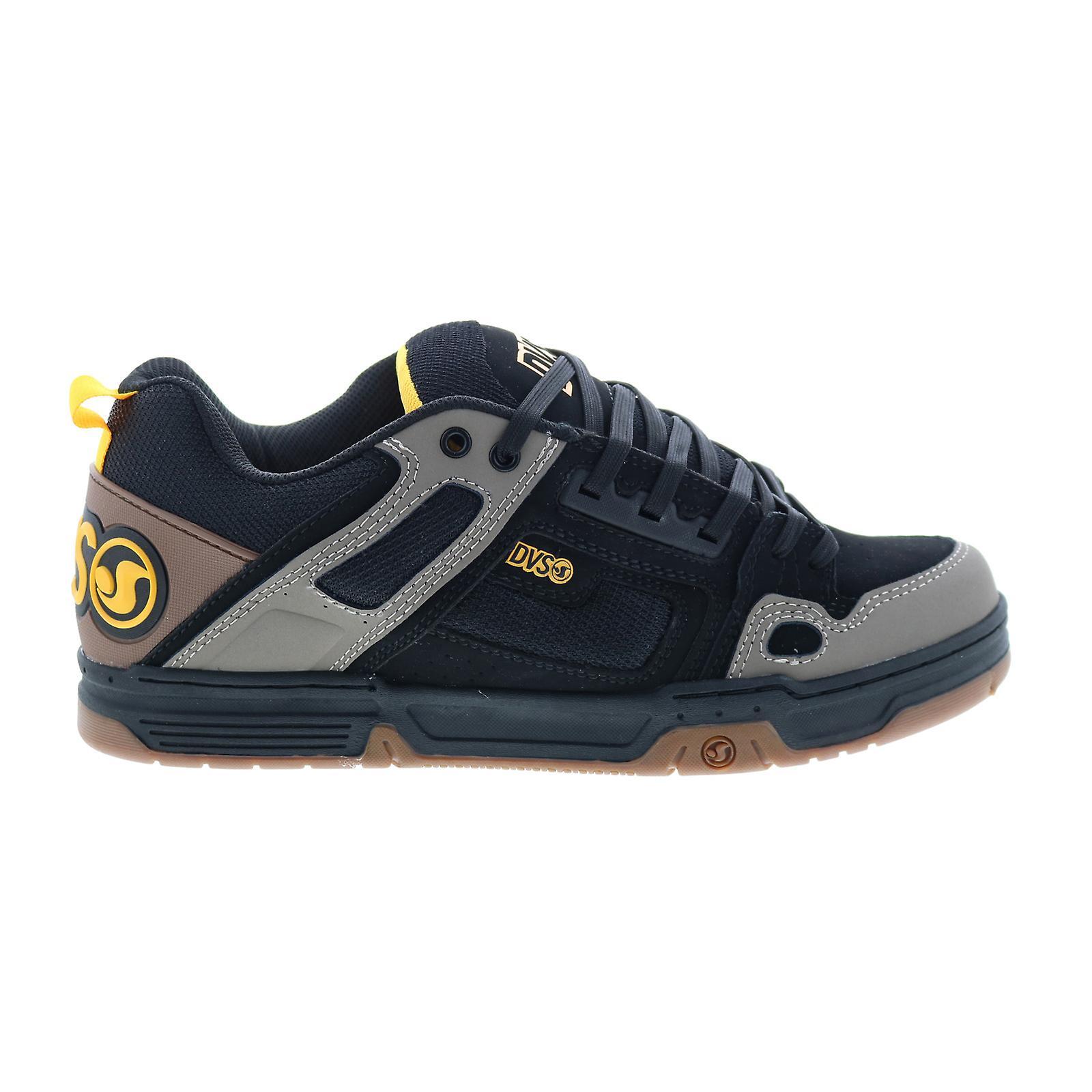 DVS Adult Mens Comanche Skate Inspired Sneakers Brindle Black Yellow US 11