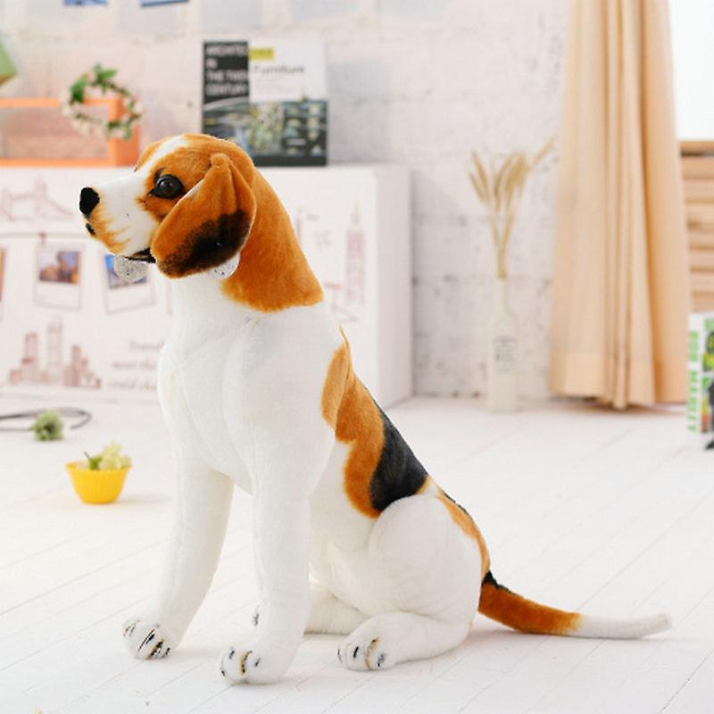 Yosicl Giant Big Size Beagle Dog Toy Realistic Stuffed Animals Dog Plush Toys Gift For Children Home Decor Pet Store Promotion Mascot stand About 2...