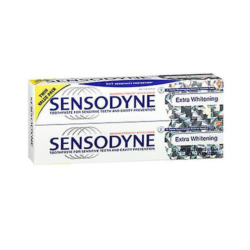 Sensodyne Extra Whitening Toothpaste Twin Pack, 8 Oz (Pack of 1)