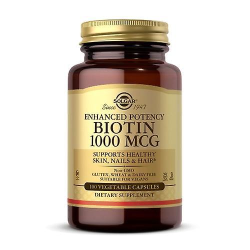 Solgar Biotin, 1000 mcg, 100 V Caps (Pack of 1)