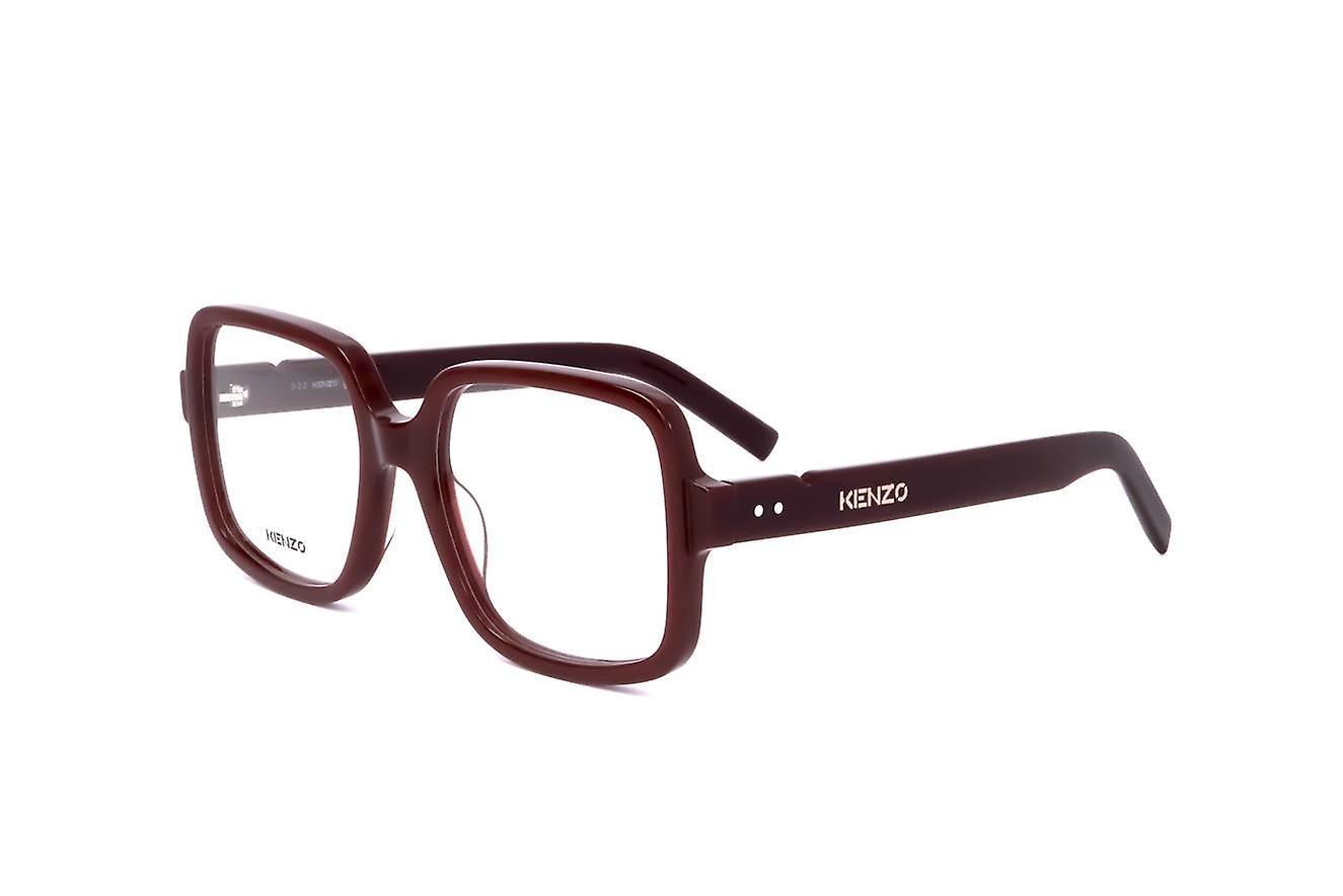 Eyewear Frames Kenzo KZ50123I 069 SHINY BORDEAUX 53/18/145 WOMAN Red 53 mm