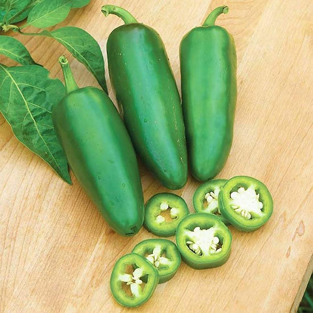 SIJIALI 100Pcs Hot Jalapeno Pepper Seeds Vegetable Plant Garden Farm Yard Bonsai Decor