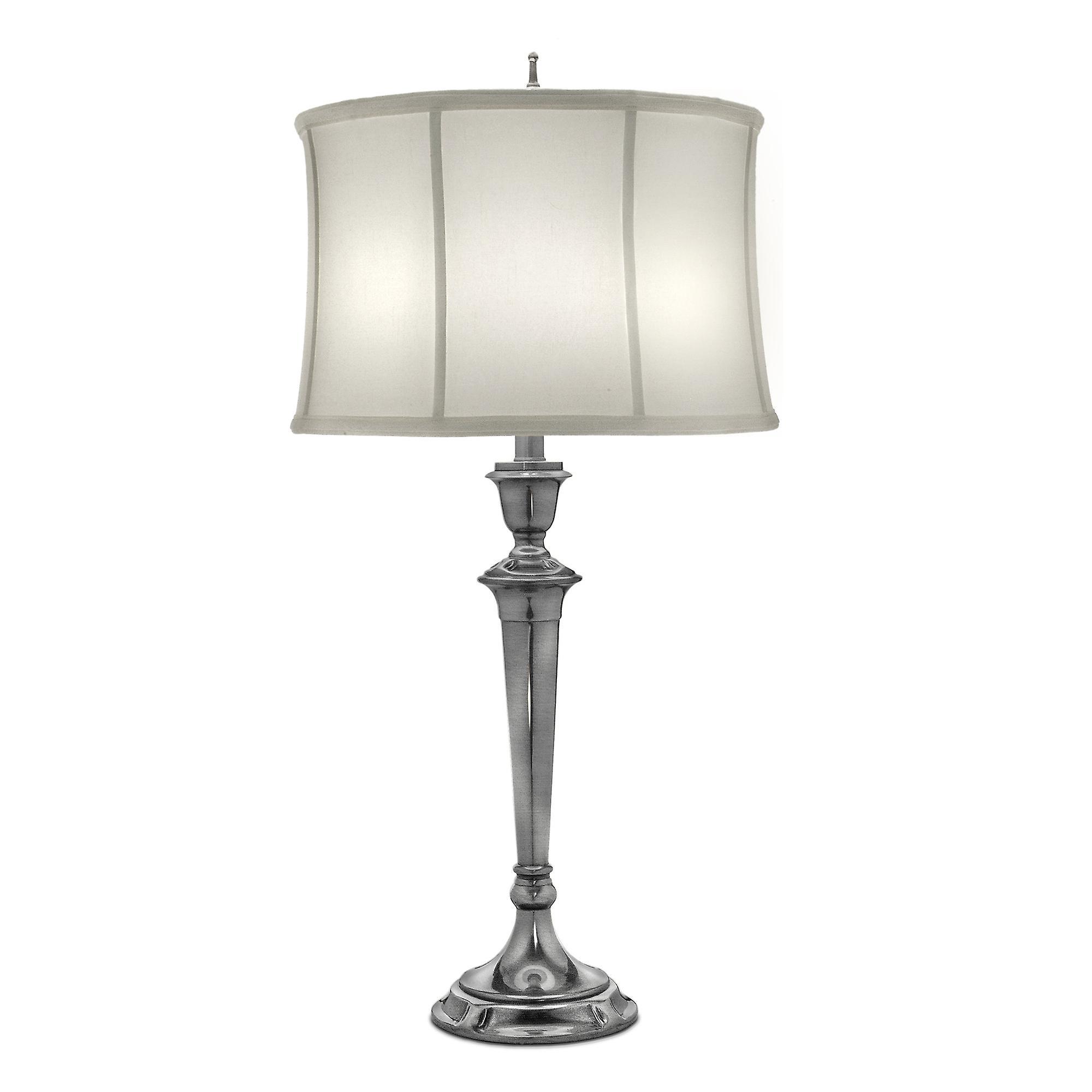 Syracuse 1 Light Table Lamp Antique Nickel E27