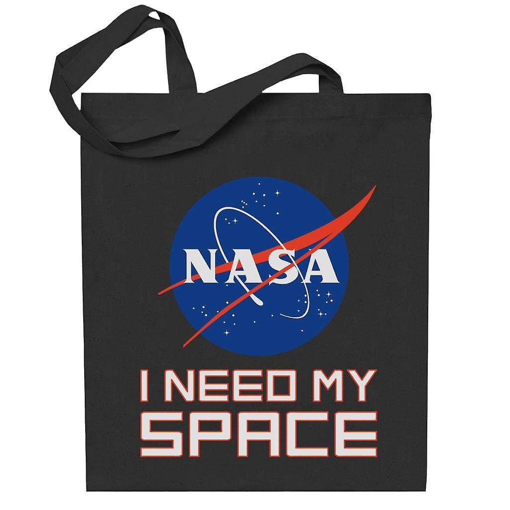 NASA I Need My Space Totebag Black 38 x 42 cm