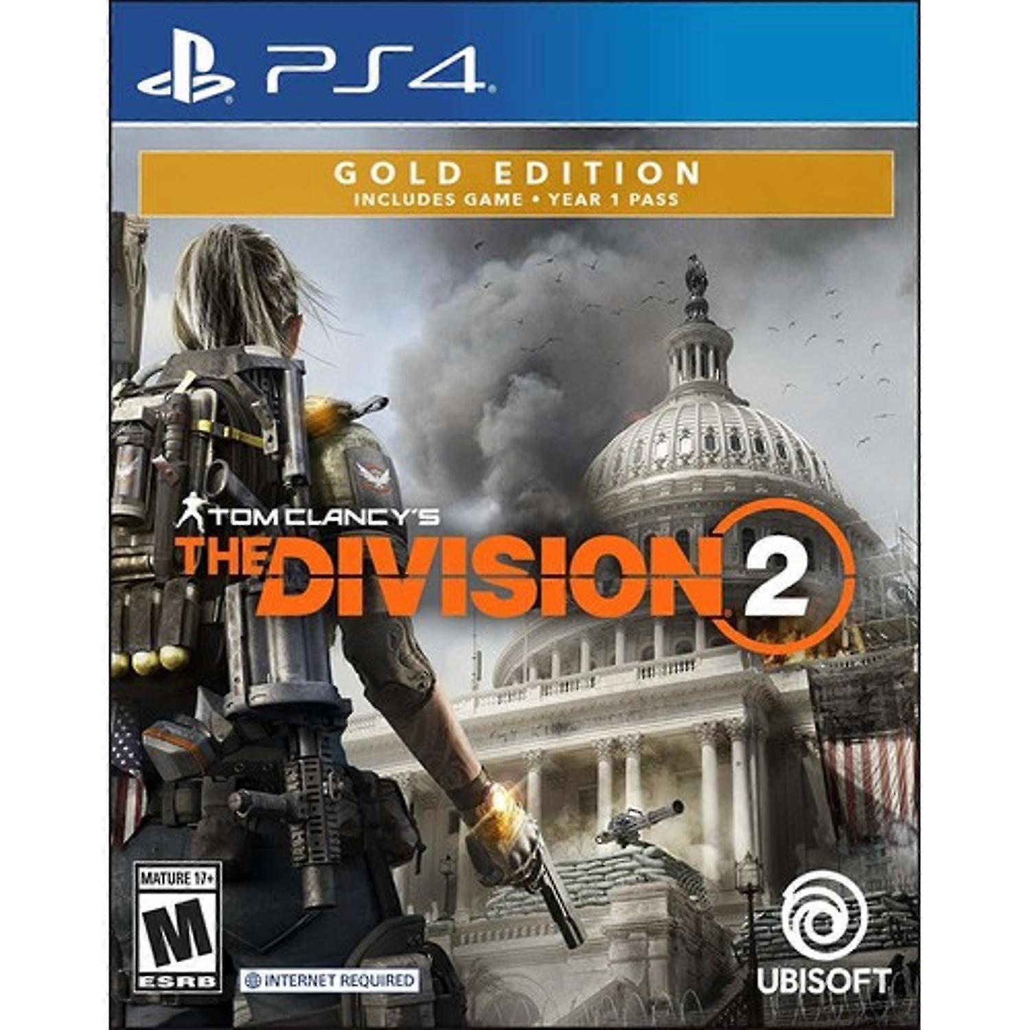 sony playstation Tom Clancy's The Division 2 - Gold Steelbook Edition for PlayStation 4  [VIDEOGAMES] PS 4, Steelbook USA import