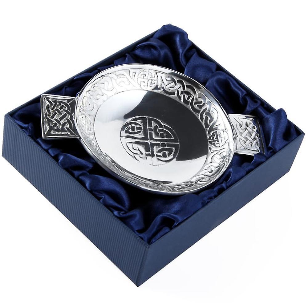 Pewtermill Celtic Knotwork Eternity Pewter Quaich