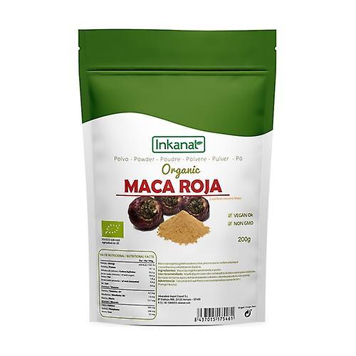 Inkanat Red Maca Powder Bio 200 g of powder