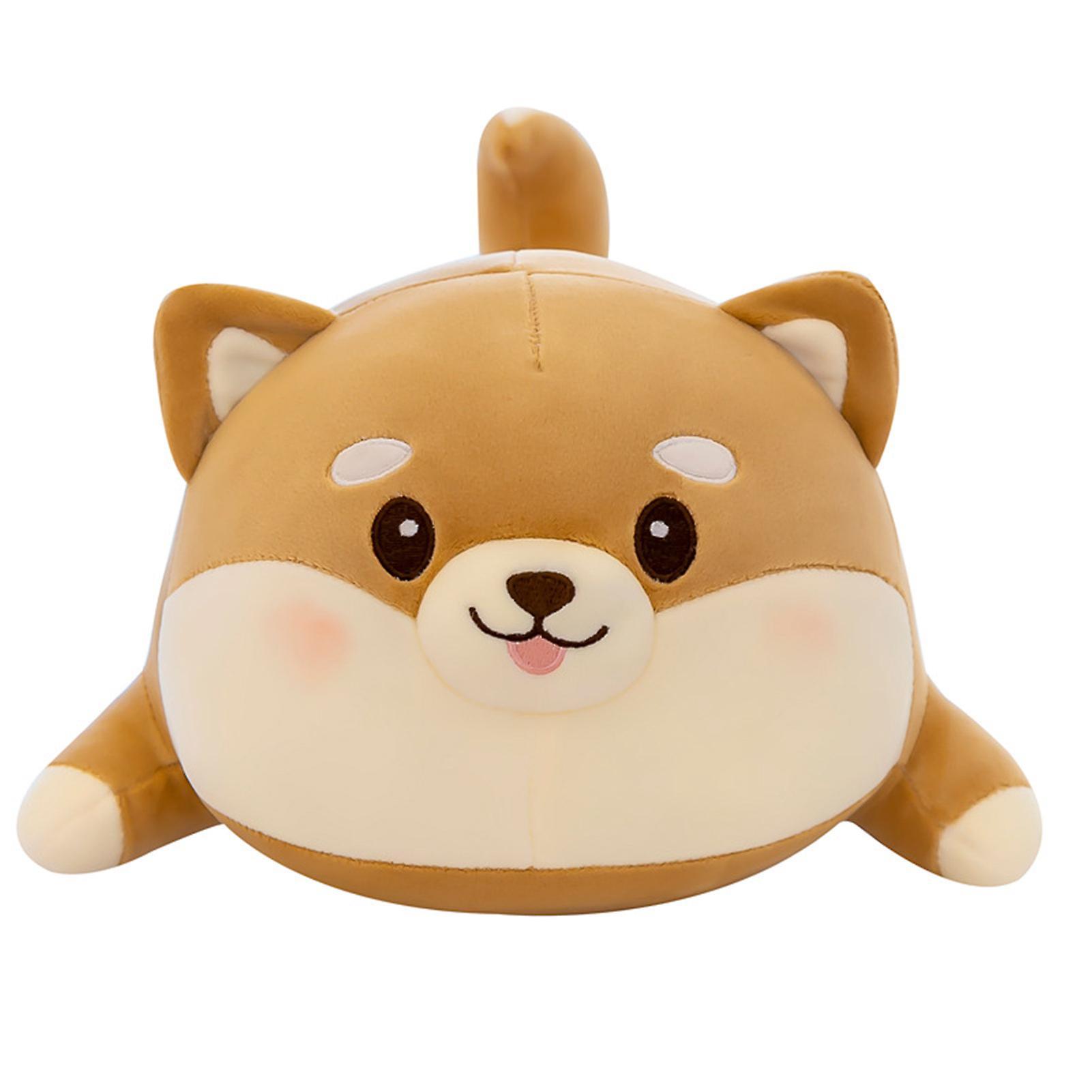 Yamaler Plush Toy Cartoon Super Soft Lovely Fat Shiba Inu Dog Stuffed Doll Sleeping Pillow Gifts for Kids 50cm