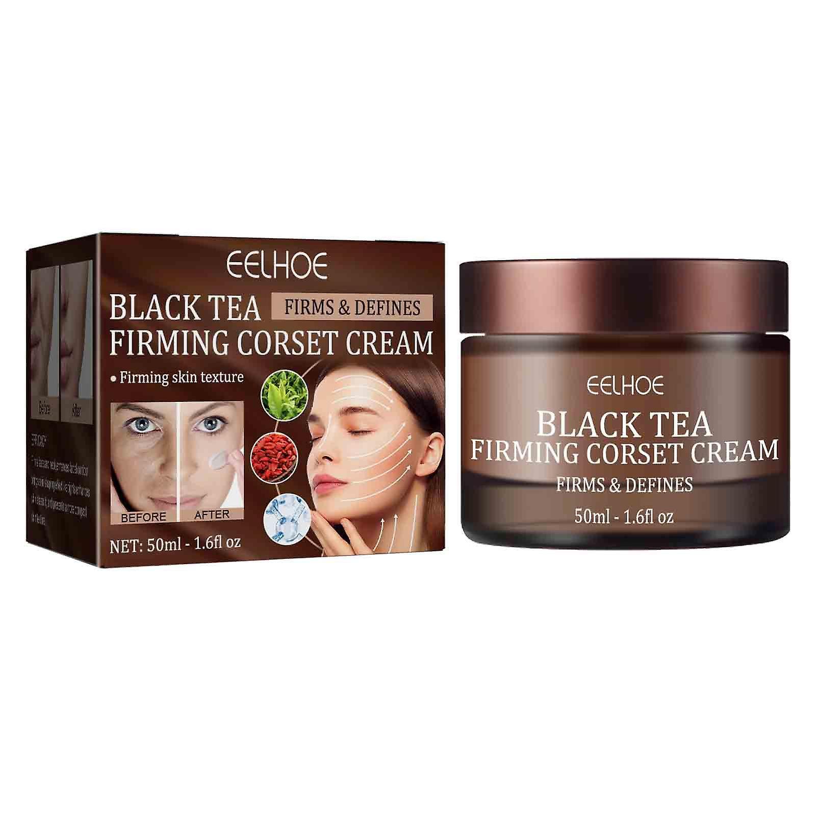 Hefansi Black Tea Firming Corset Cream Enhance Skin Brightness ,moisturizingHelps To Enhance Skin Vitality And Maintain Young Elasticity