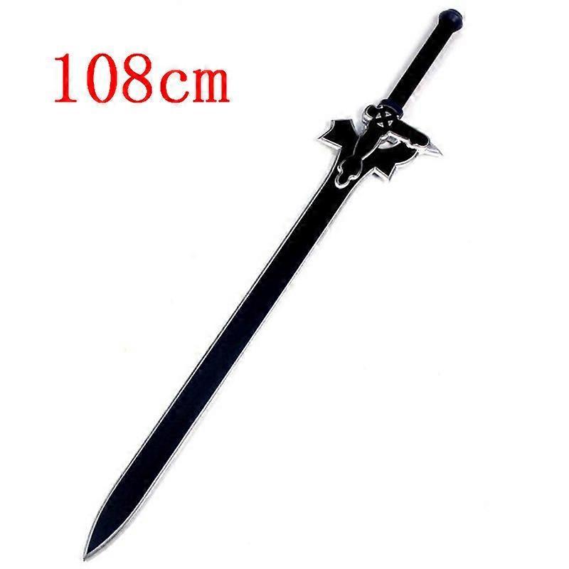 Redkid Sword Art Online 1:1 Elucidator Dark Repulsor Sword Weapon Cosplay SAO kirito Asuna sword Anime Ninja Knife PU Weapon Prop Elucidator 108cm