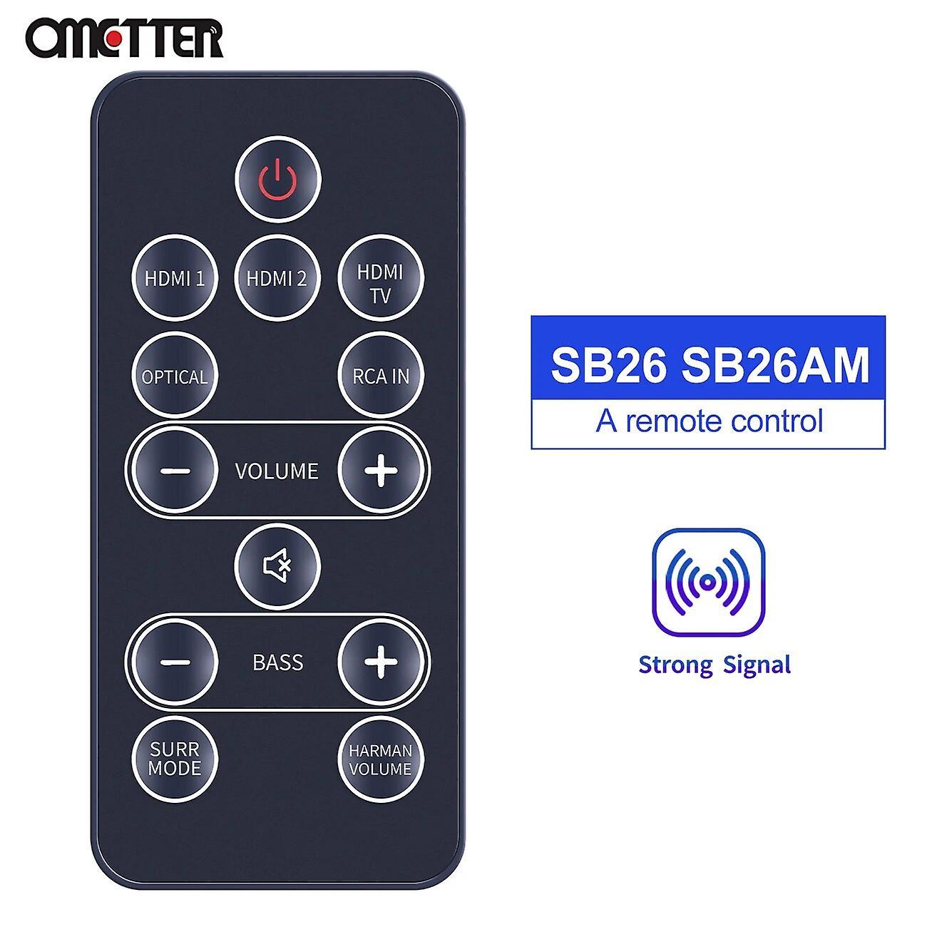 Scitoo New Remote Control For Harman Kardon SB26 SB26AM SB 26 Advanced Bluetooth Soundbar