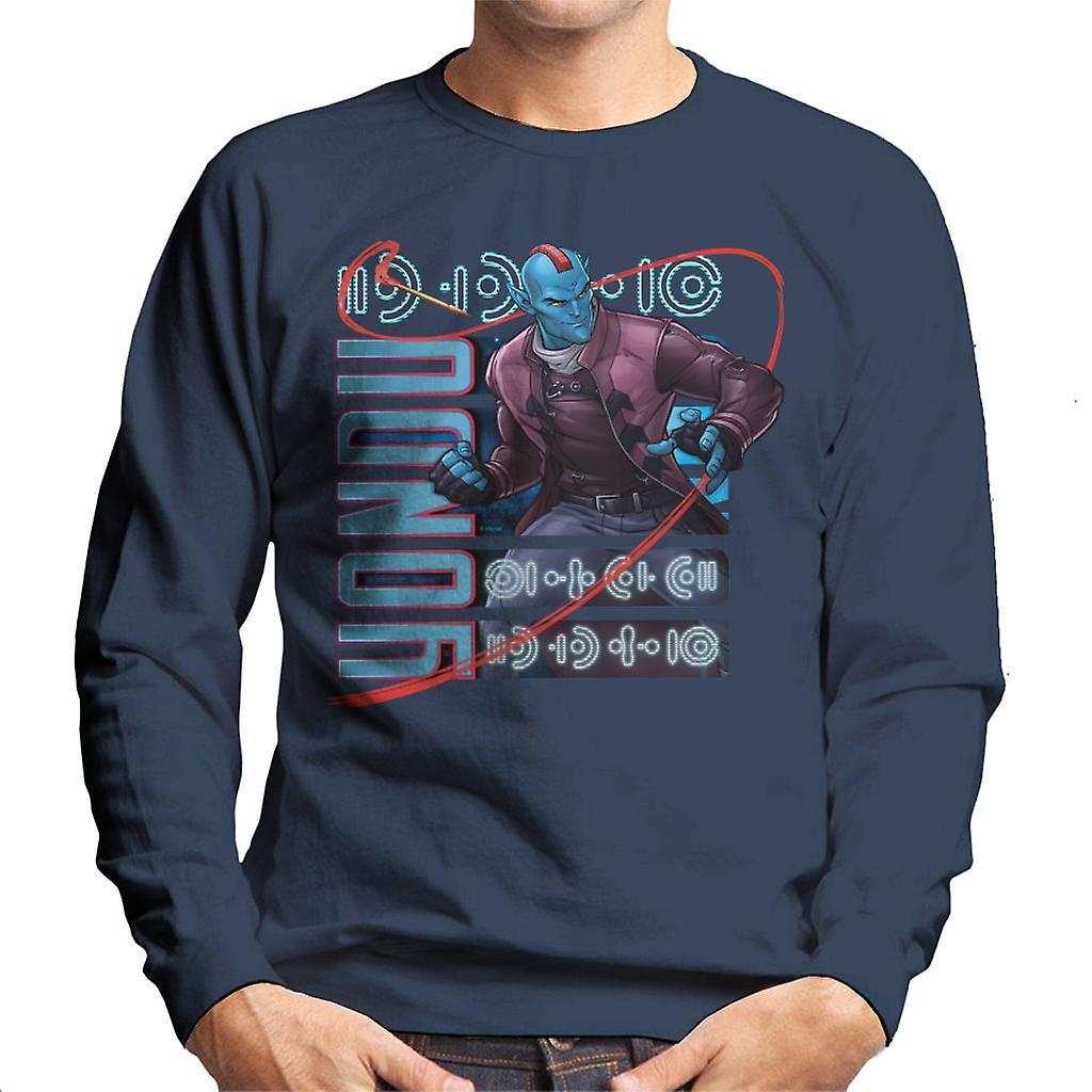 Marvel Guardians Of The Galaxy Cartoon Yondu Men's Sweatshirt Navy Blue Small