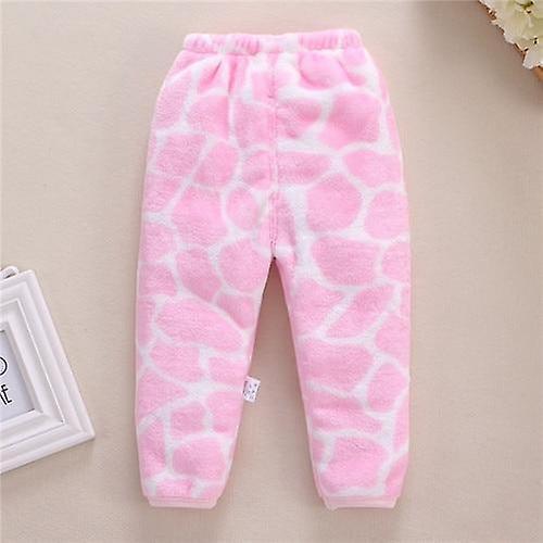 Slowmoose Warm Baby Pants Fleece -solid Trousers 12M