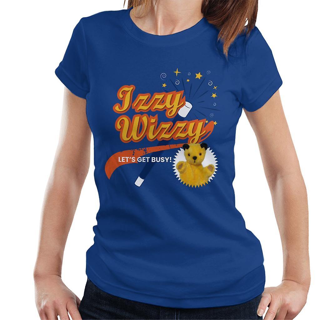 Sooty Magic Wand Izzy Wizzy Let's Get Busy Women's T-Shirt Royal Blue XX-Large