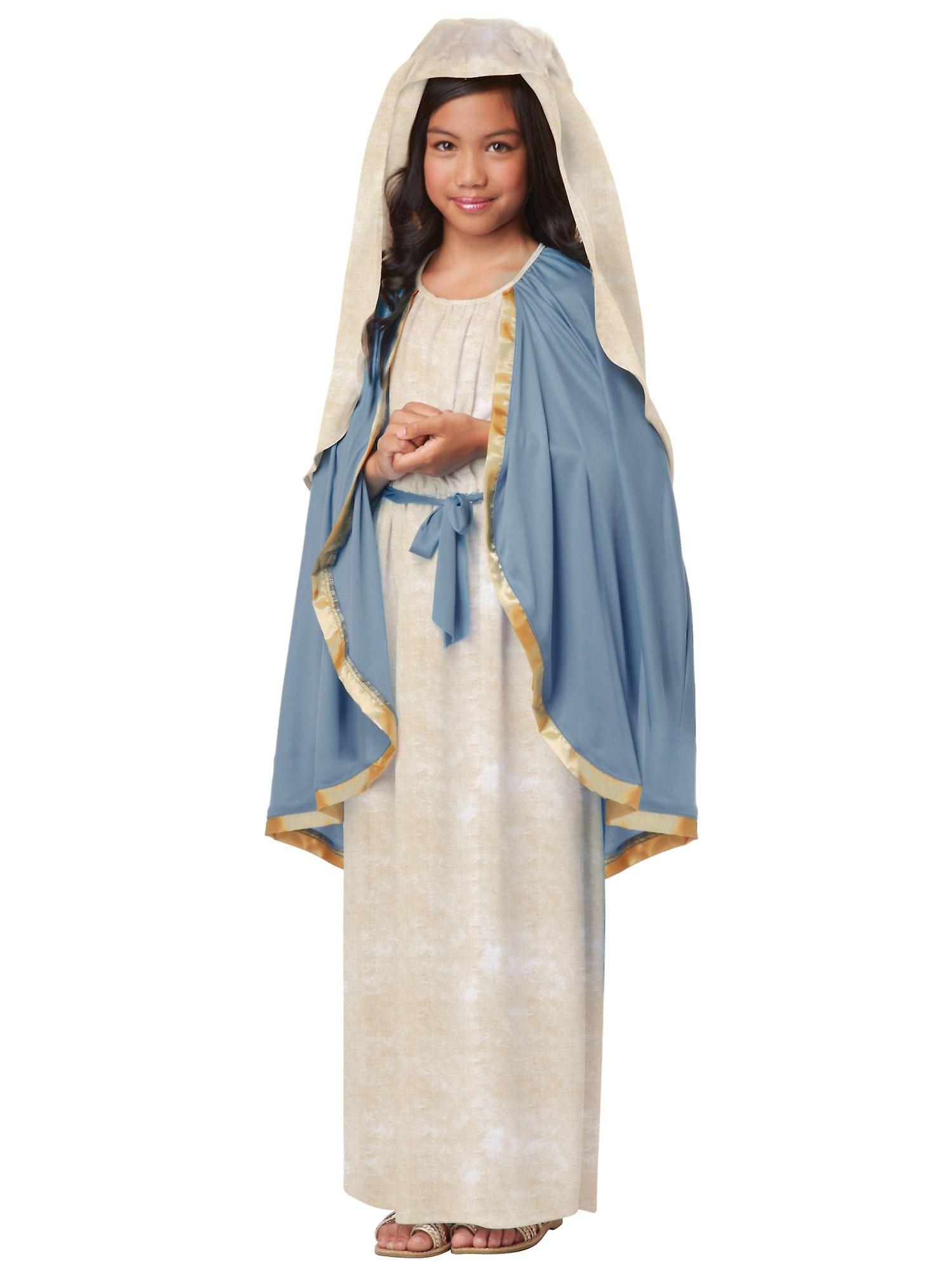 California Costume Collections The Virgin Mary Christmas Easter Good Friday Religious Biblical Girls Costume Beige Medium (8-10)