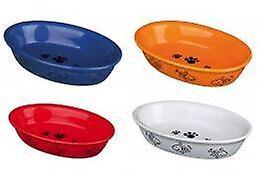 Trixie Cat Feeders, Oval, Ceramic, 0.2 L / 15 x 10 Cm 200 ml