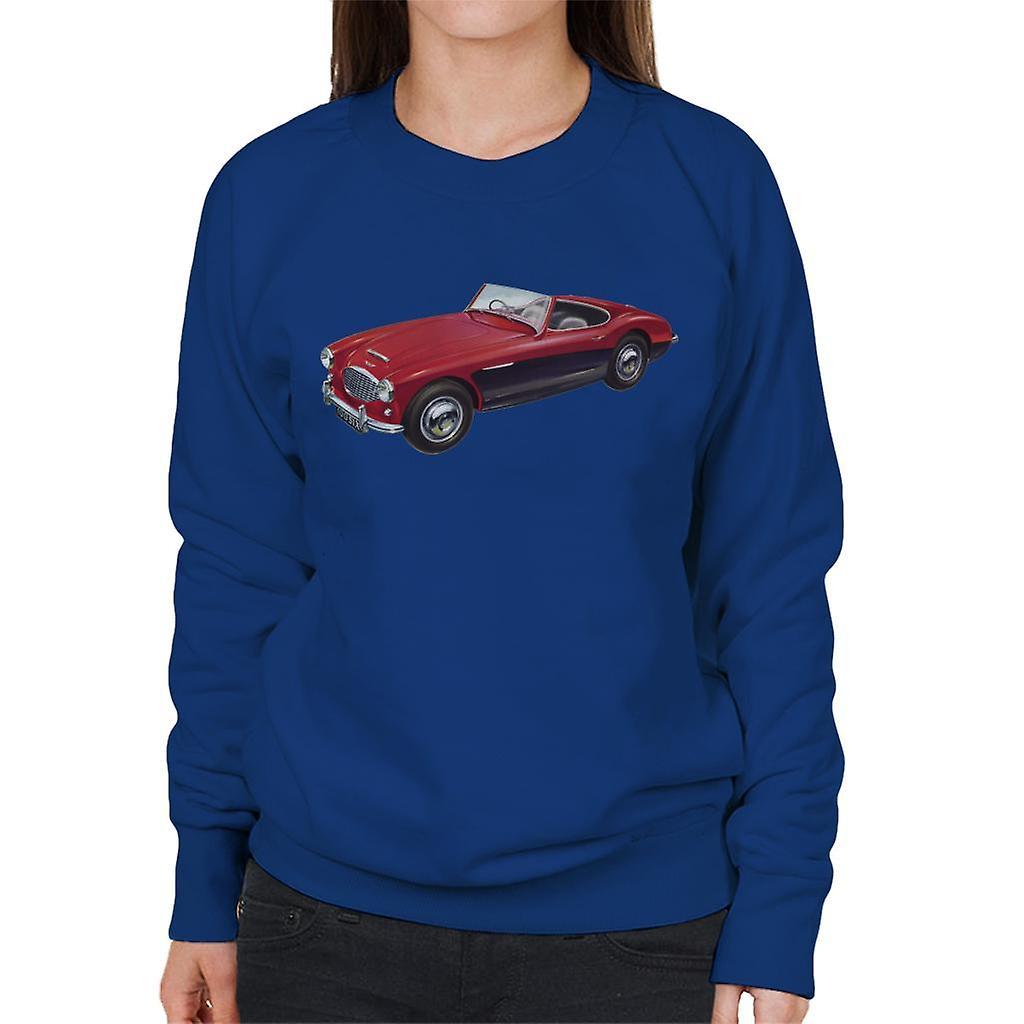 Austin Healey 3000 Mark II Red British Motor Heritage Women's Sweatshirt Royal Blue XX-Large