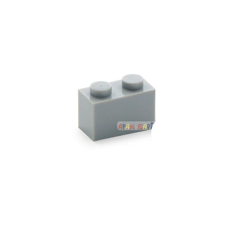 Slowmoose Building Blocks - Thick Figures Bricks Light Grey 100pcs