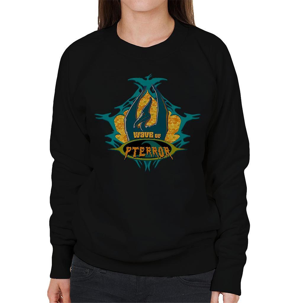 Jurassic Park Pteranodon Wave Of Pterror Women's Sweatshirt Black Large