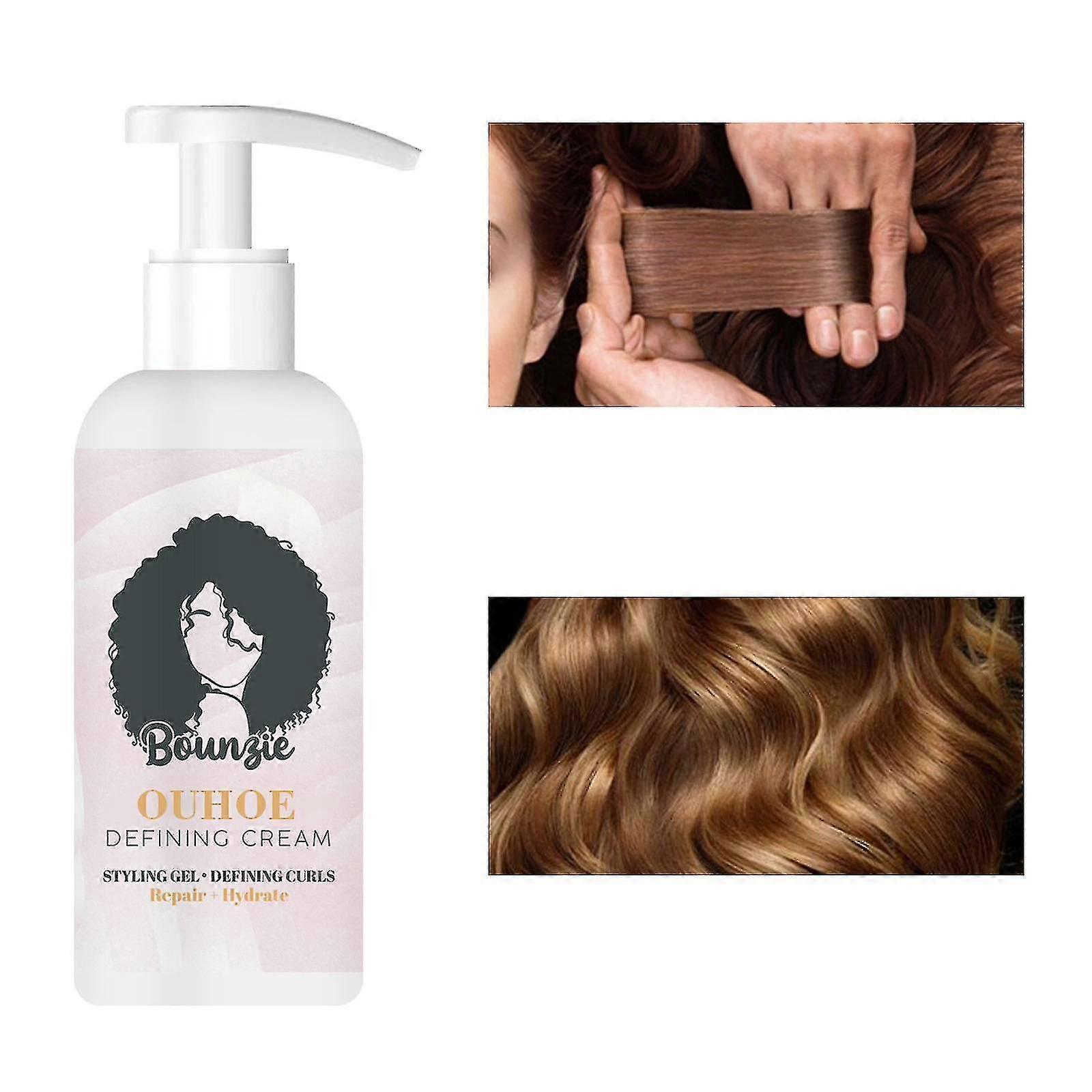 Unbrand Boost Defining Cream,curl Boost Defining Cream Elastin Curly Hair Moisturizing Styling Repair Curling essence hair care