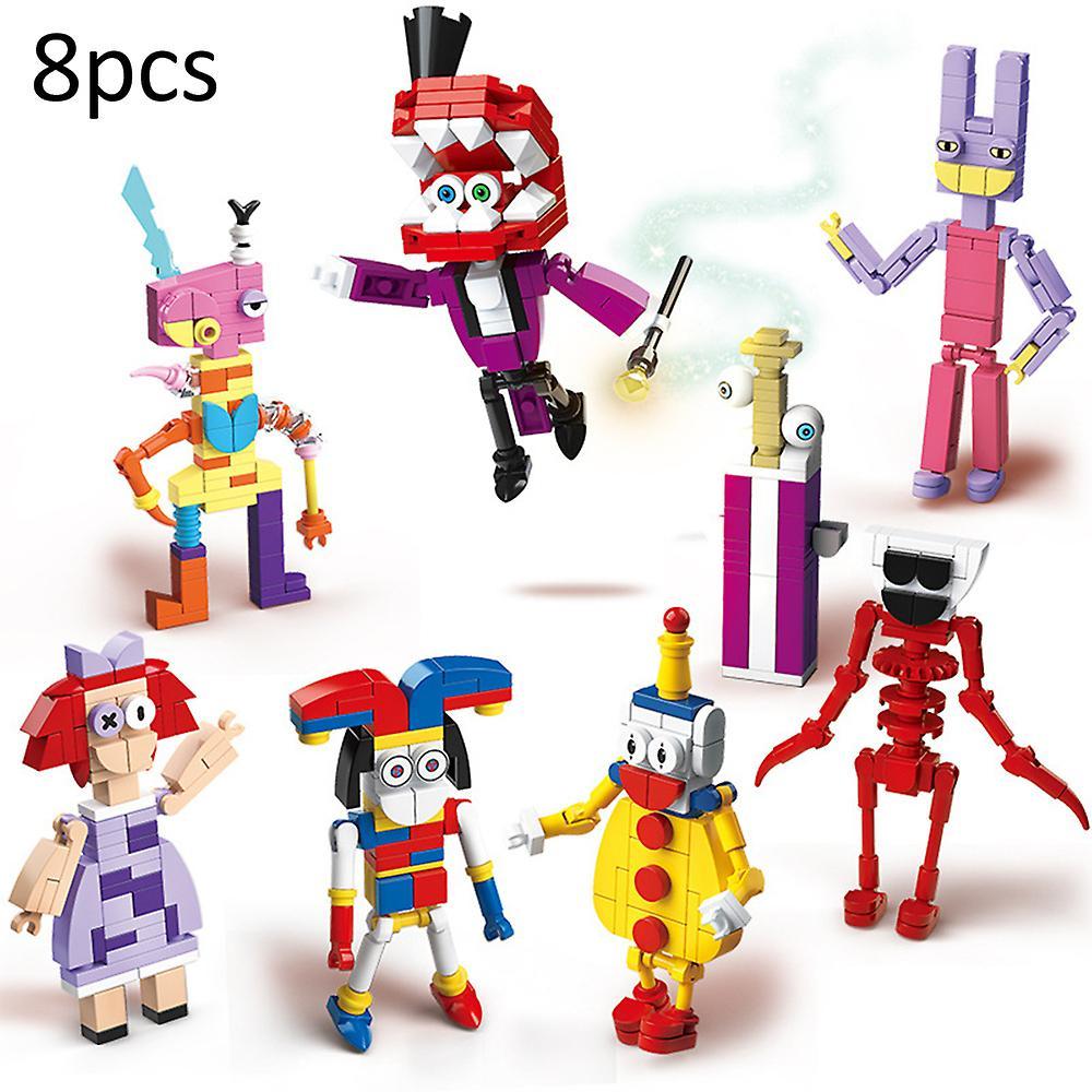 Shakub Christmas Gifts Home Decor The Amazing Digital Circus Building Blocks Figure Assemble Model Bricks Toys Gifts