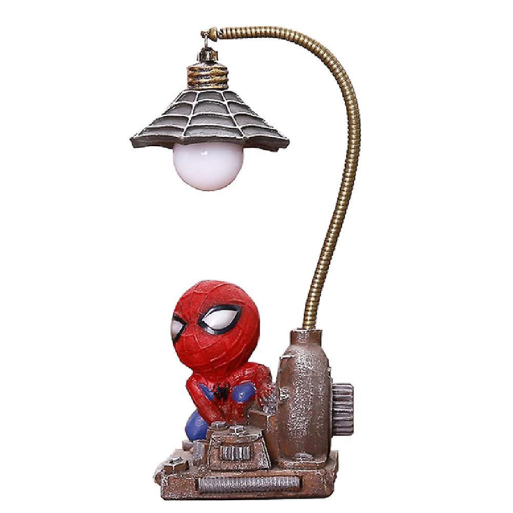 Varychmoo Spider-man Lamp Spiderman Superhero Night Light Table Desk Ornaments Home Decor Kids Gift