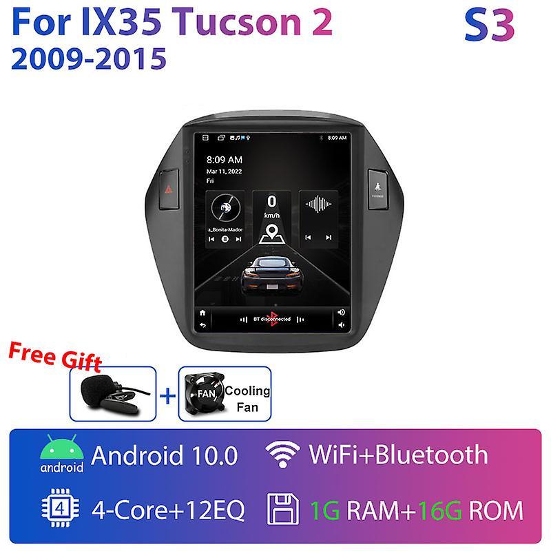 Roobeki 2din 4g Android 11 Car Radio For Hyundai Ix35 Tucson 2 2009-2015 Stereo Multimedia Video Player Navigation Gps Carplay S3-MIC