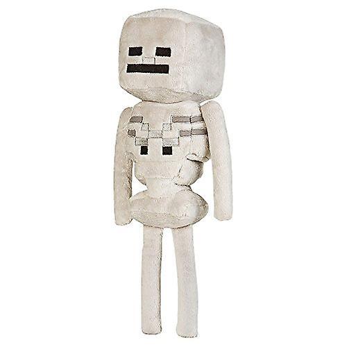 KDSKSC Minecraft Skeleton Plush Stuffed Toy, White, 14" Tall, 35CM