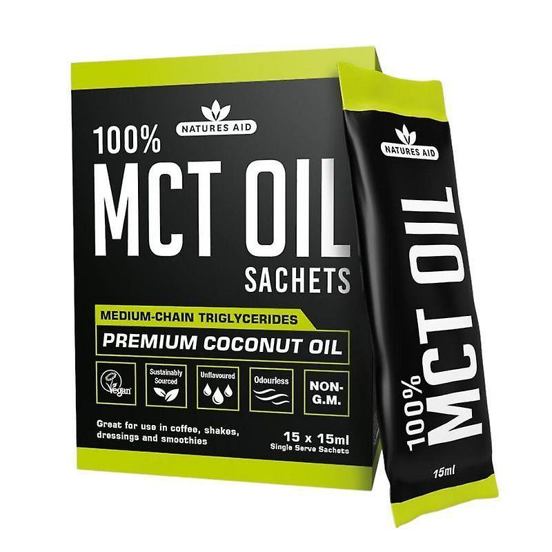 Natures Aid Nature's Aid 100% MCT Oil Sachets 15 X 15ml (153400)