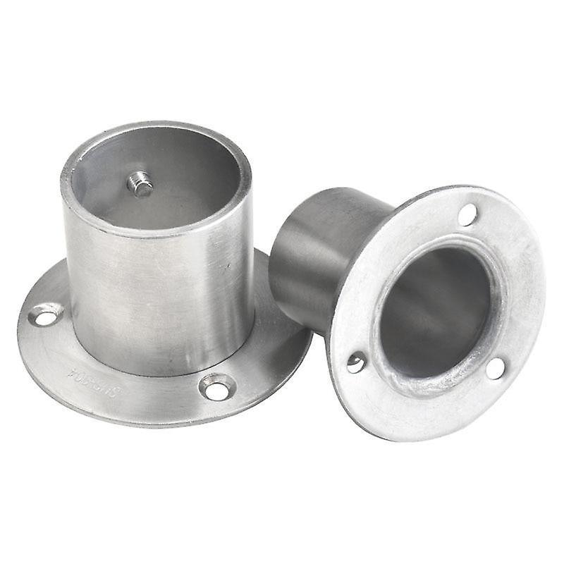 Slowmoose Stainless Steel Pipe Bracket Tube,  Support Flange Seat For Wardrobe 22MM-100013777