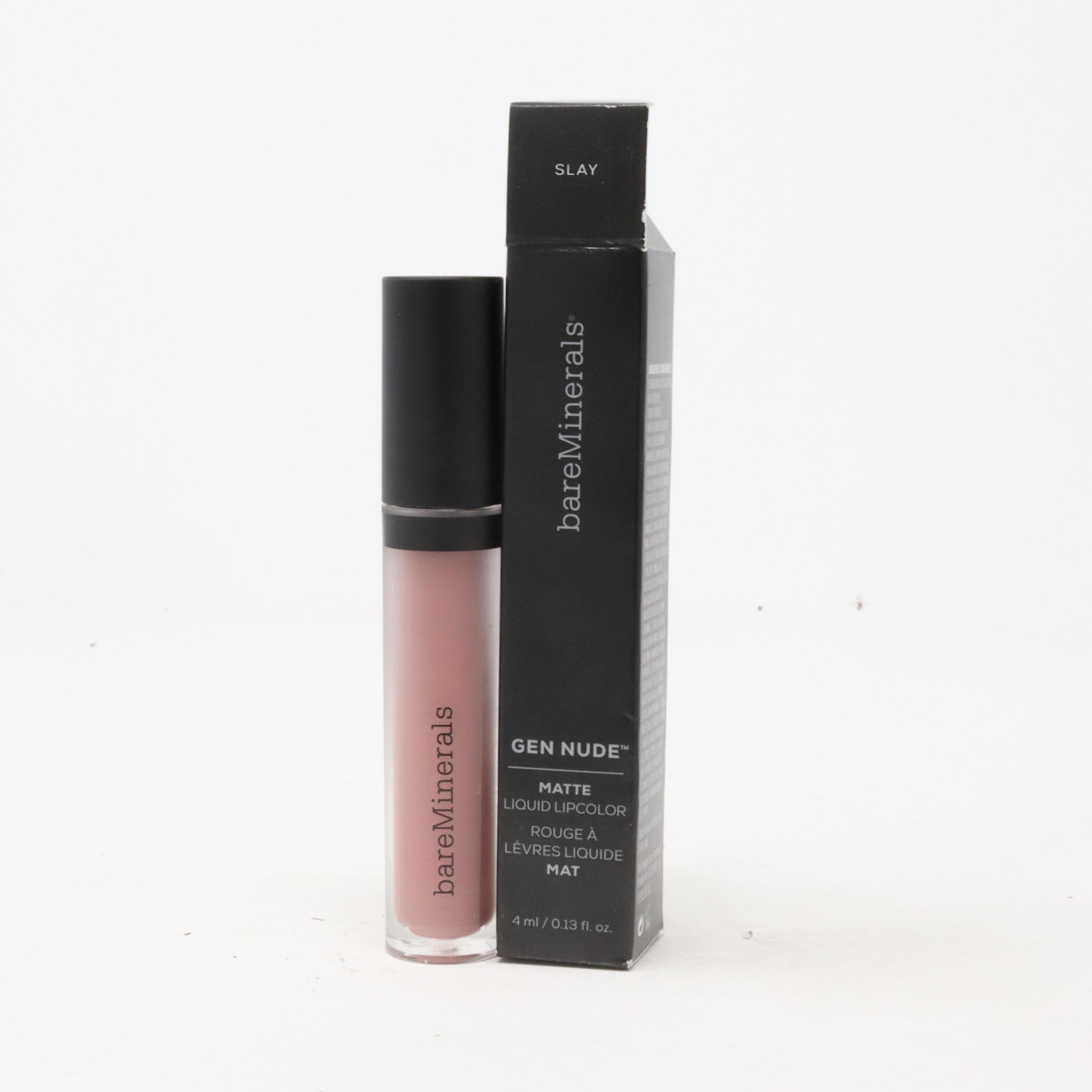 BareMinerals Gen Nude Matte Liquid Lipcolor 0.13oz/4ml New In Box Fire 0.13 oz