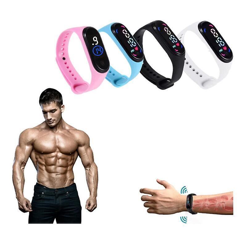 Kygm 2023 Hot Ultrasonic High-tech Body Shape Wristband-komo Drainage Lymph Bracelet Light purple