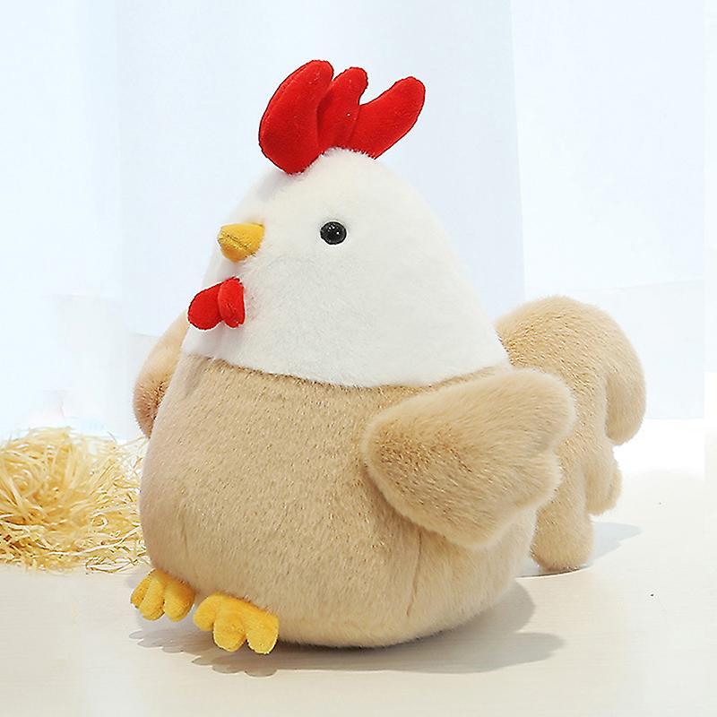 Unbrand Cute Chicken Plush Doll Toys Children Animal Hen Plush Toy Doll Birthday Gifts Multicolor 1pc