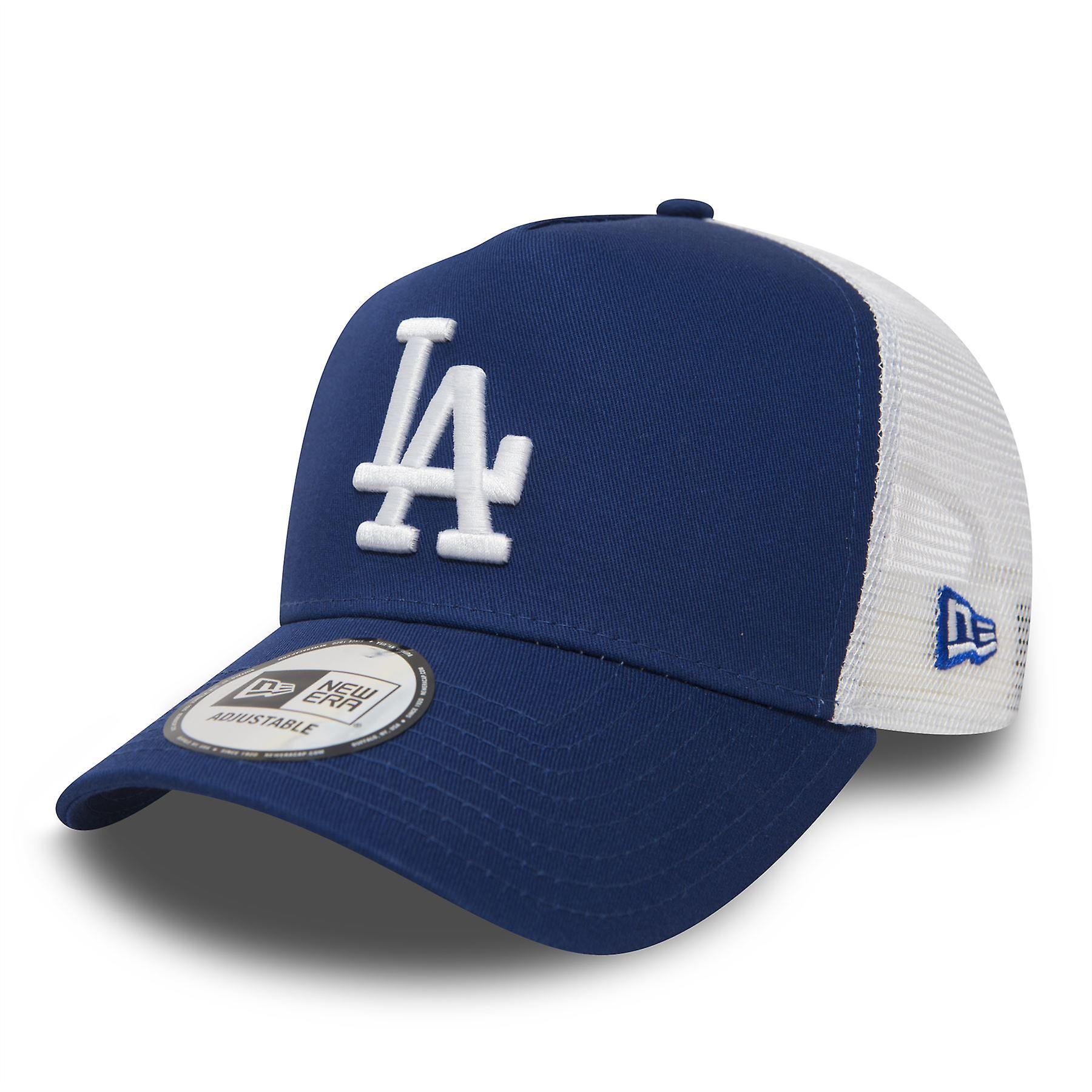 New Era Men's Snapback Trucker Cap ~ LA Dodgers Blue One Size