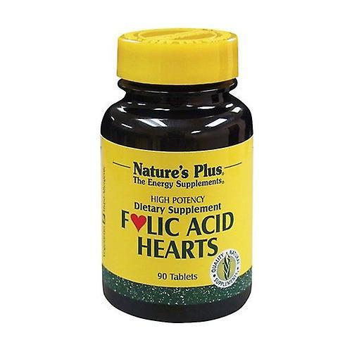 Nature's Plus Hearts Folic Acid 90 tablets