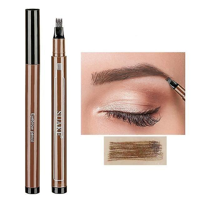 Slowmoose Fork Tip, Waterproof And Long Lasting Eyebrow Pencil Grey Brown